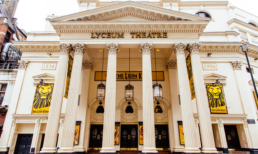 Lyceum Theatre, West End, exterior