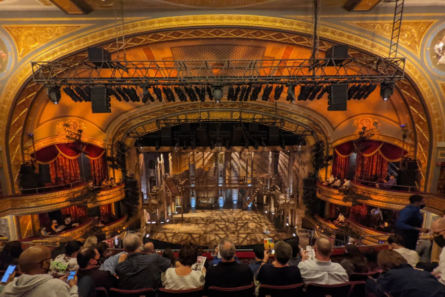 Seat view photo from Richard Rodgers Theatre, Mezzanine F107